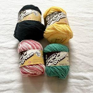 4 Skein Bundle: Lily Sugar & Cream Cotton Yarn